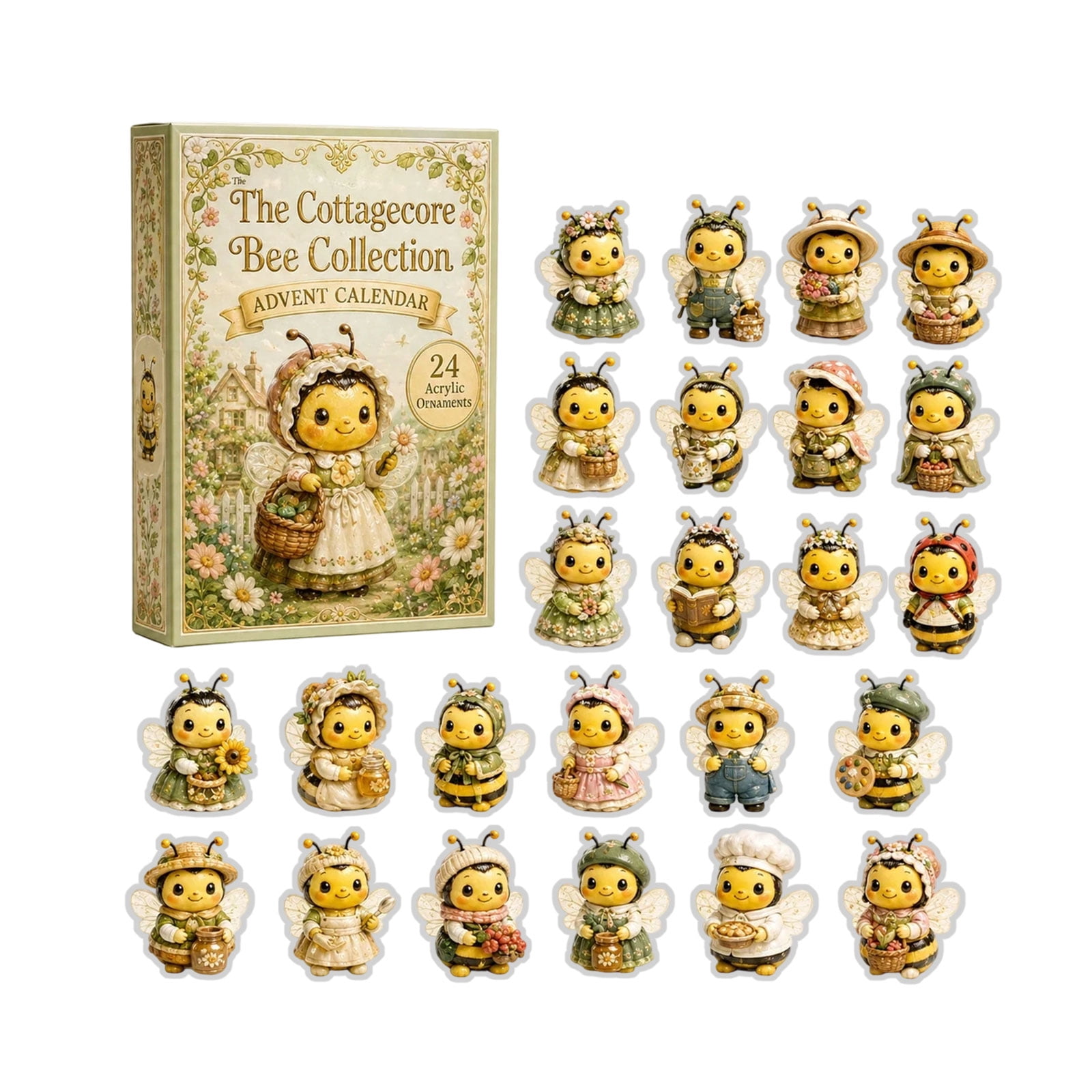 MInHoues Christmas Bee Advent Calendar 2026, 24 Days of Christmas ...