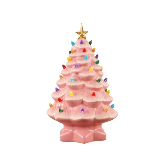 MInHoues Christmas Tree Night Light, 5.51x4.34" Plug in Wall Light, Decorative US Socket Cover, Plastic Holiday Nightlight for Home Wall Decor, Festive Room Lighting