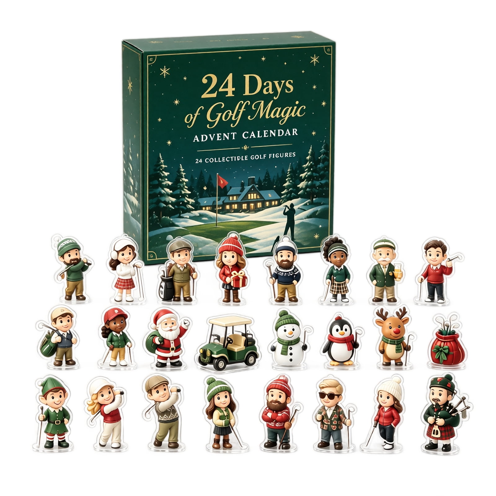 MInHoues Golf Magic Christmas Advent Calendar 2026, 24 Days of ...
