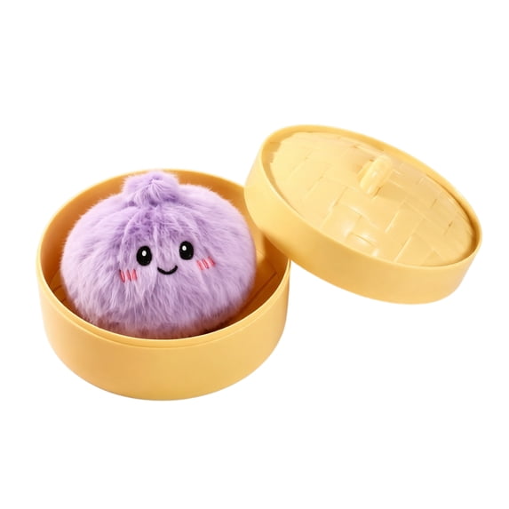 MInHoues Mystery Plush Dumpling Squishies, 5.9" Sensory Stress Relief Steamed Dumpling Stuffed Toys, Giant Dumpling Fidget Toys for Kids Adults Anxiety Relief Party Favor