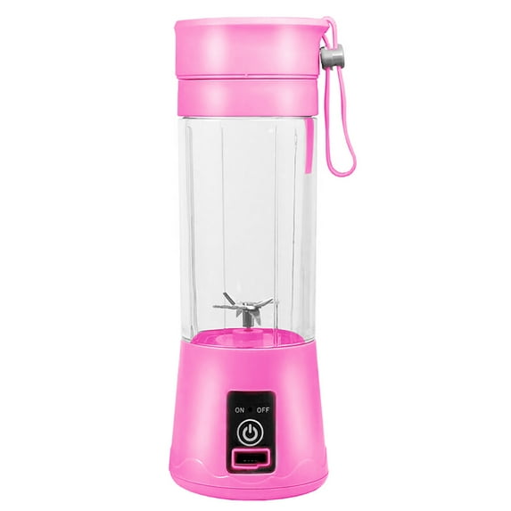 MIni Portable 380ml Juicer Machines Fruits Blender USB Rechargeable Smoothies Mixer Water Cup