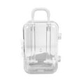 thumbnail image 1 of MIni Small Clear Plastic Beads Storage Containers Box with Hinged Lid for Storage of Small Items, Crafts, Jewelry, Hardware, 1 of 7