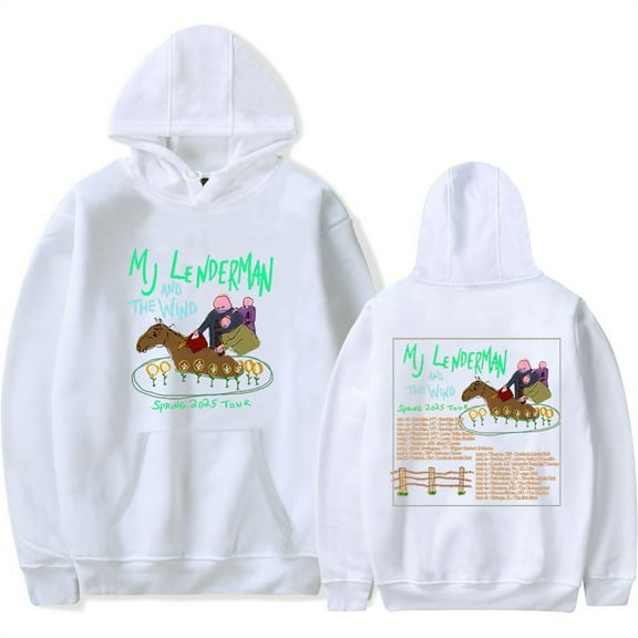 MJ Lenderman and The Wind 2025 Tour Hoodies Unisex Pullovers Hip Hop Sweatshirts
