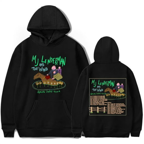 MJ Lenderman and The Wind 2025 Tour Hoodies Unisex Pullovers Hip Hop Sweatshirts