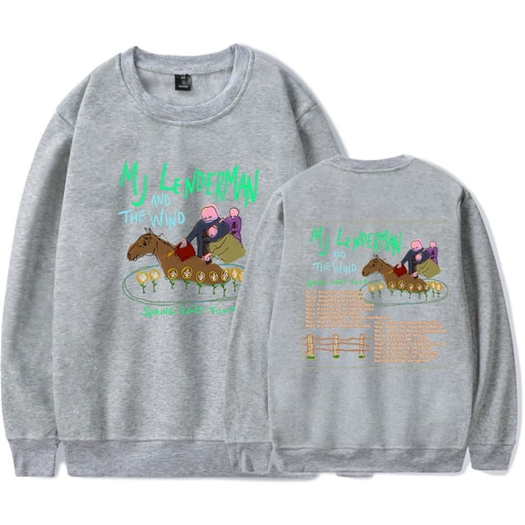 MJ Lenderman and The Wind 2025 Tour Sweatshirts Hip Hop Crewneck Unique Pullovers