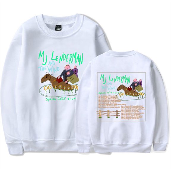 MJ Lenderman and The Wind 2025 Tour Sweatshirts Hip Hop Crewneck Unique Pullovers