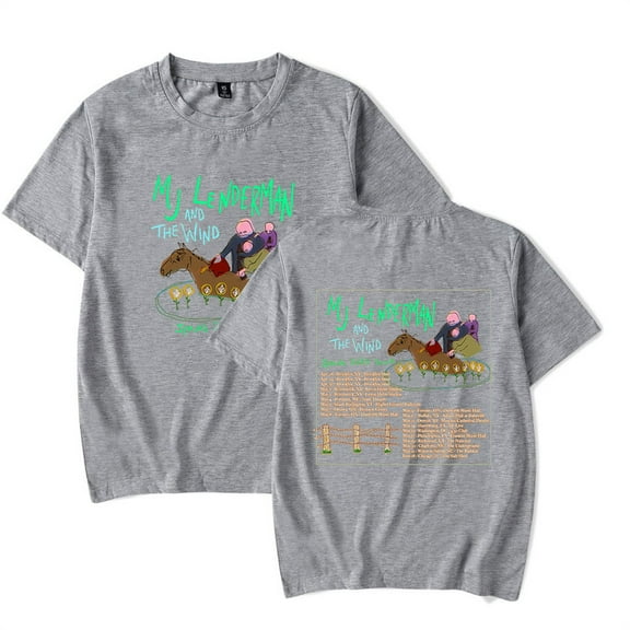 MJ Lenderman and The Wind 2025 Tour Tshirt Hip Hop Short Sleeve Fashion Tee Shirt