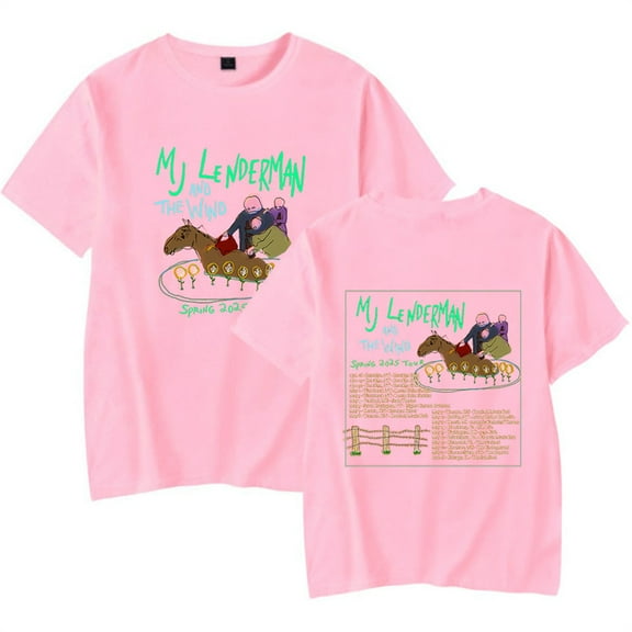 MJ Lenderman and The Wind 2025 Tour Tshirt Hip Hop Short Sleeve Fashion Tee Shirt