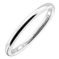 thumbnail image 1 of MJ Metals Jewelry Men / Women White Tungsten Carbide 2mm Wedding Band Polished Classic Ring Size 7, 1 of 6