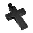 thumbnail image 1 of MJ Metals Jewelry Tungsten Carbide Cross Multiple Inlay Styles and Chain Lengths For Adults and Teens, 1 of 4