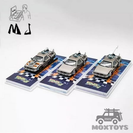 MJ Model x LMLF 1:64 DeLorean Time Machine Back To The Future 2.0 Model Car