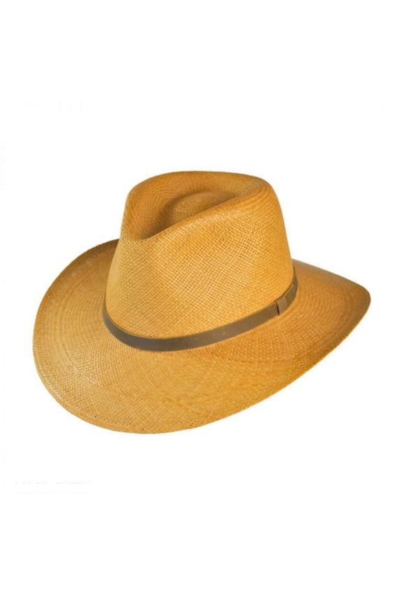 MJ Panama Straw Outback Hat - XL - Putty