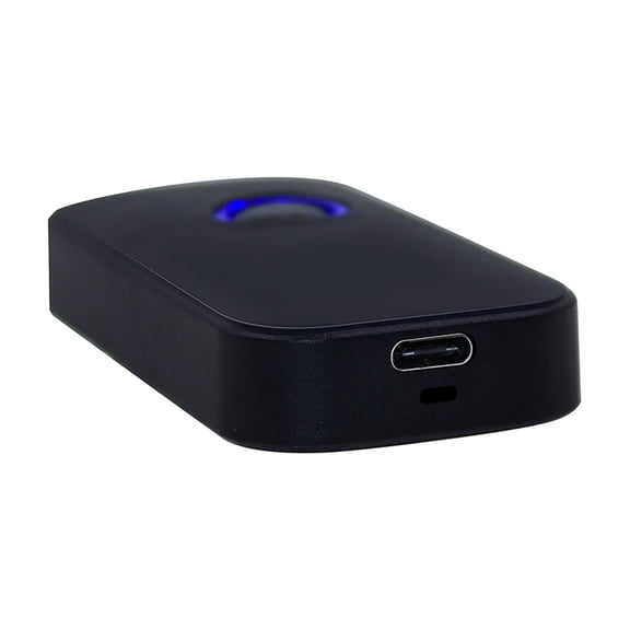 MJ-X5-2D Handheld 1D/2D Barcode Scanner - 3-in-1 Wireless BT & USB Wired QR Reader, Black