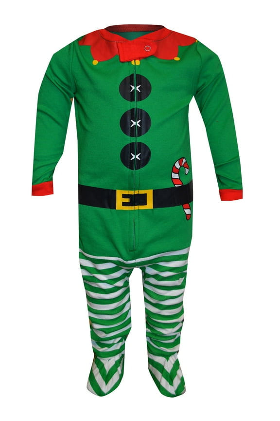 Boys Elf Infant Baby One Piece Blanket Sleeper Pajama