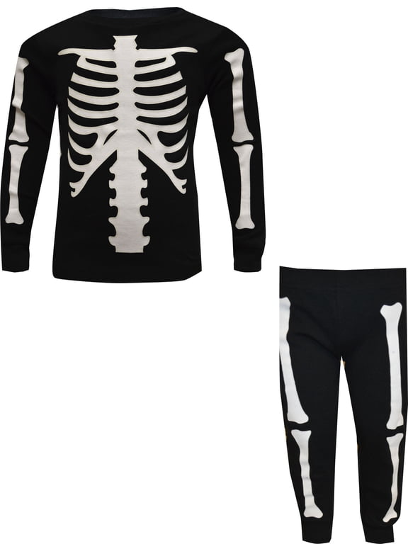 Boys Skeleton Glow in the Dark Kids Pajama (4)