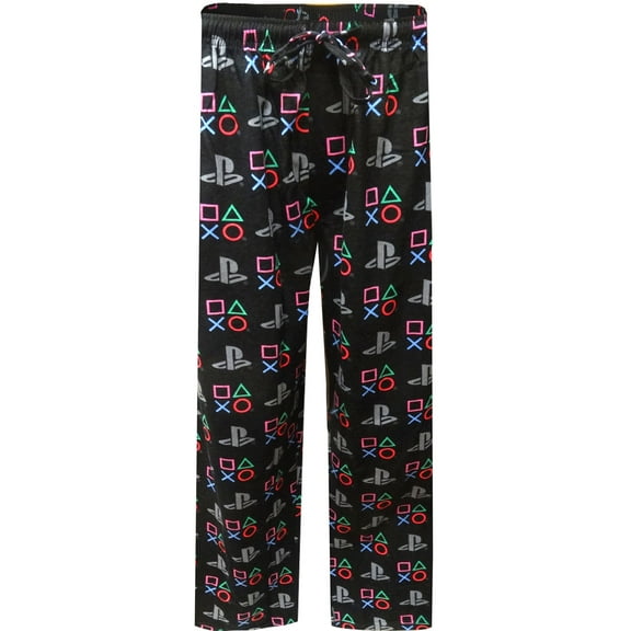 MJC International Mens Sony PlayStation Logo Lounge Pants Size XS