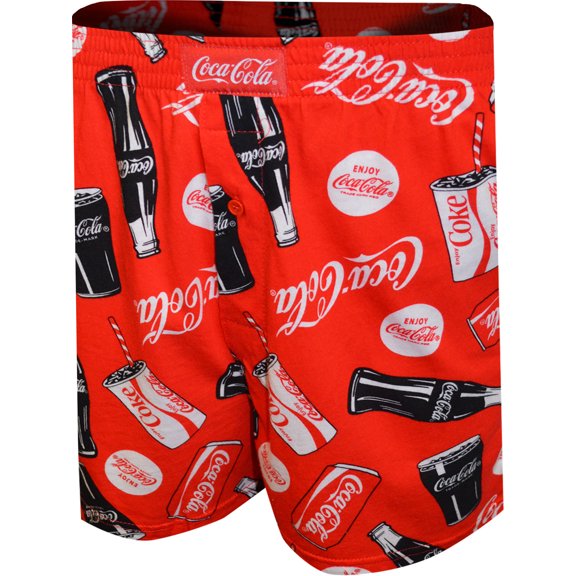 MJC Mens Coca Cola Enjoy Coke Boxer Shorts (Large)