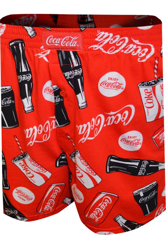 Mens Coca Cola Enjoy Coke Boxer Shorts (Large)