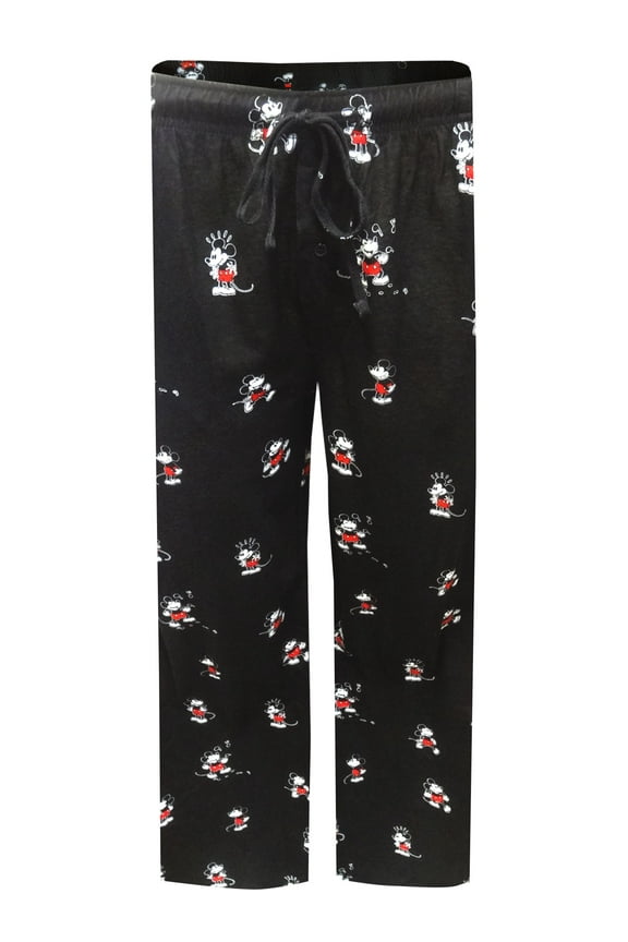 Mens Disney Classic Mickey Mouse Cotton Lounge Pants