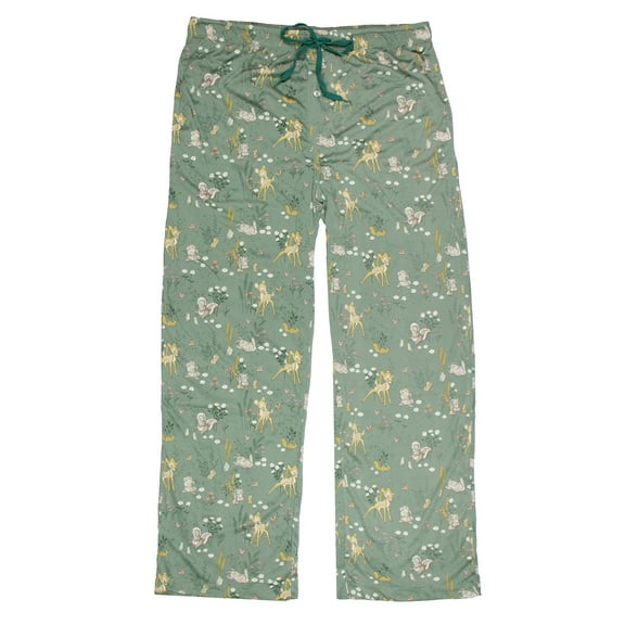 Disney Adult Bambi and Friends Floral Allover Print Lounge Pajama Pants