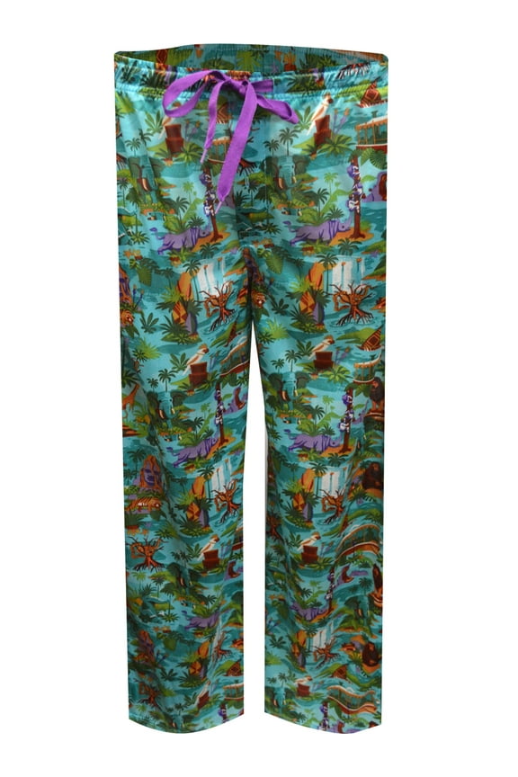 Mens Disney's Jungle Cruise Lightweight Performance Fabric Unisex Lounge Pant (Large)