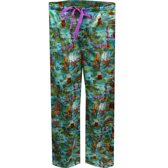 MJC Mens Disney's Jungle Cruise Lightweight Performance Fabric Unisex Lounge Pant (Medium)