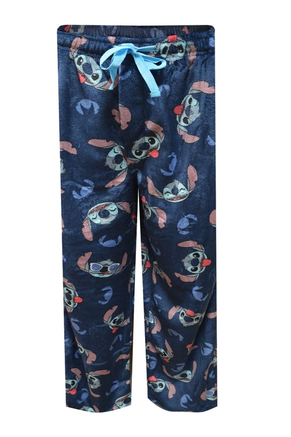 Mens Disney's Lilo And Stitch Many Moods of Stitch Plush Lounge Pant (2X)