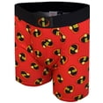 thumbnail image 1 of MJC Mens Incredibles 2 Disney Pixar Mr Incredible All Over Logos Boxer Brief (Small), 1 of 2