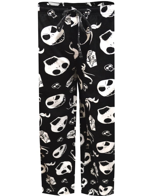 Mens Nightmare Before Christmas Jack Skellington Cotton Lounge Pant (XXX-Large)