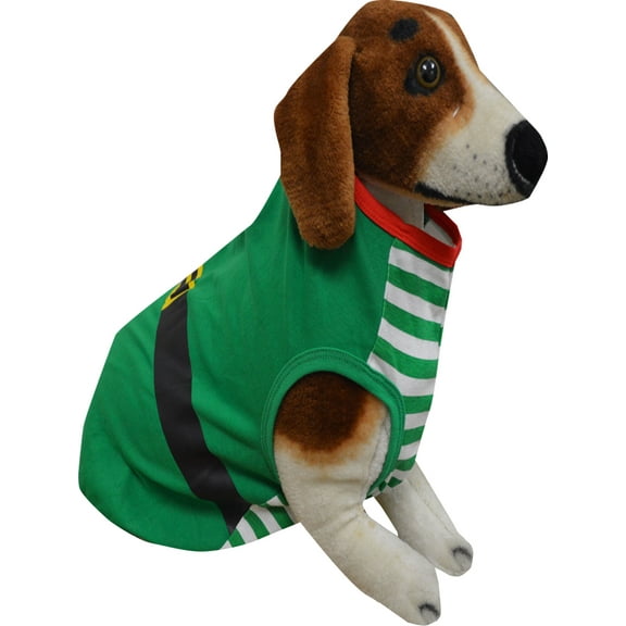 MJC Pets Elf Santa's Helper Dog Costume Union Suit (Medium/Large)