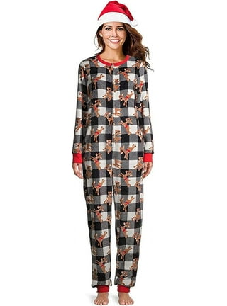  Kker Women Stitch Adult Animal Pajamas Set Winter Thick Warm  Flannel Pijamas Sleepwear (Color : 2521, Size : XL) : Clothing, Shoes &  Jewelry