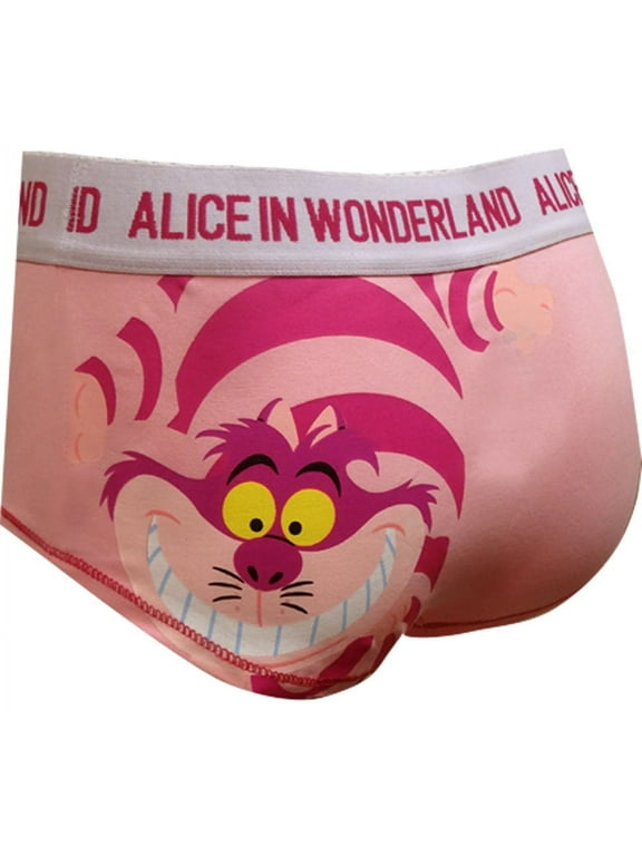 Womens Alice In Wonderland Grinning Cheshire Cat Panty (Large)