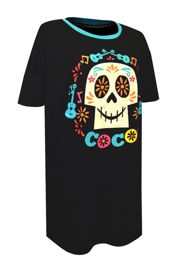 Womens Disney Pixar Coco Movie Plus Size Nightshirt (One Size)