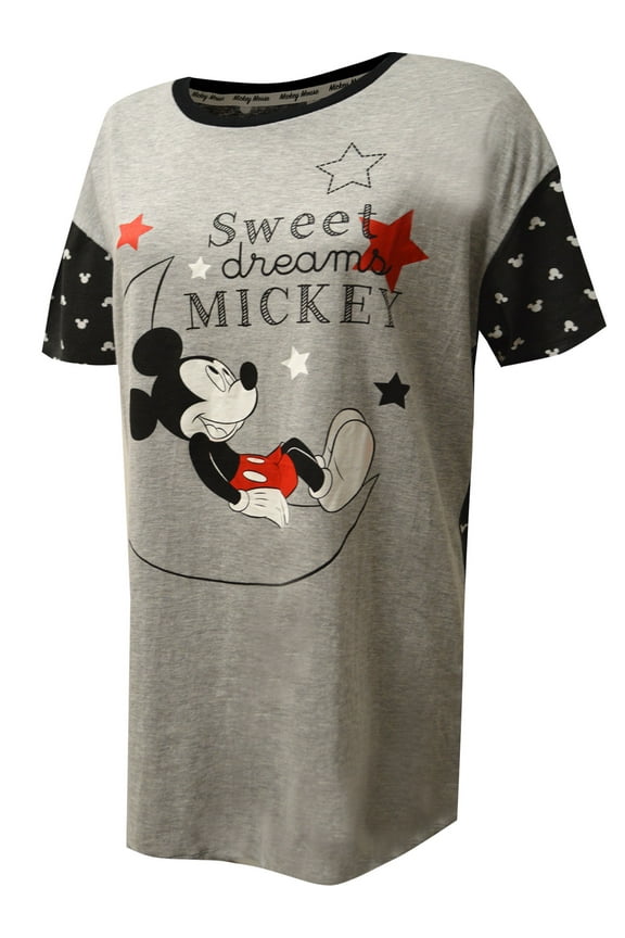 Womens Disney's Mickey Mouse Sweet Dreams Mickey Nightshirt (Small)