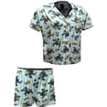 thumbnail image 1 of MJC Womens Lilo and Stitch Pineapple Print Plaid Shortie Pajama, 1 of 2