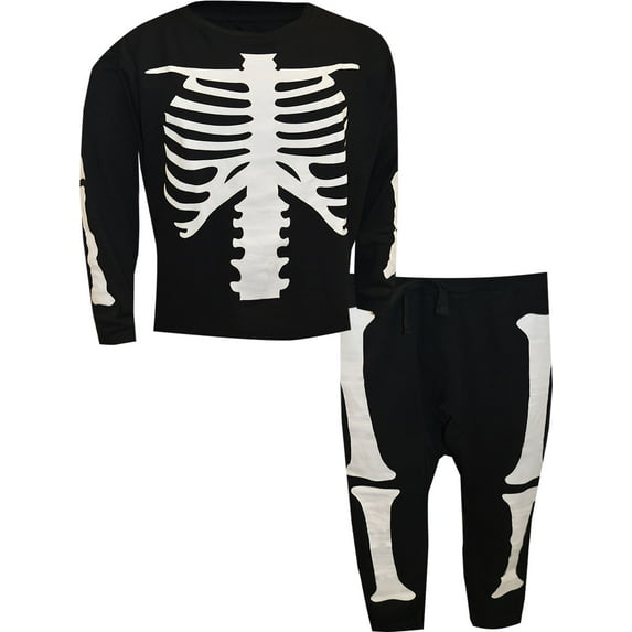 MJC Womens Skeleton Glow in the Dark Ladies Pajama (XX-Large)