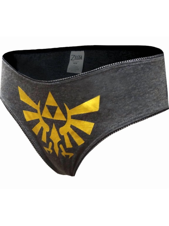 Womens The Legend of Zelda Hylian Shield Bikini Panty (Large)