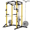 thumbnail image 1 of MJDB Power Rack Cage with LAT Pulldown System,1200LBS Capacity Power Rack with 800 lbs Capacity Weight Bench Combo, Multi-Functional Squat Rack (Upgraded), 1 of 7