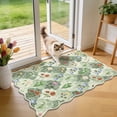 thumbnail image 1 of MJIAexp 2x3 Moroccan Floral Rugs for Entryway,Washable Kitchen Rugs Soft Rug, Non Slip Indoor Door Mat Stain Resistant Boho Small Rug Low-Pile Throw Rug for Bathroom Bedroom,Green, 1 of 7