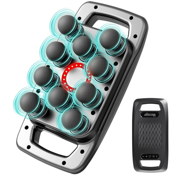 MJK Muscle Massage Gun 10 Heads for Pain Relief Deep Tissue with LED Screen, Massage Gun Deep Tissue with 9 Modes for Back, Neck, Legs, Shoulders, Feet, Grey