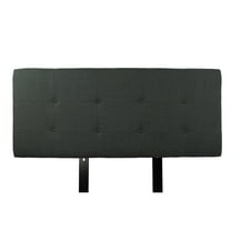 MJL Furniture Designs MJL Furniture Ali Button-tufted Allure Charcoal Upholstered Headboard California King