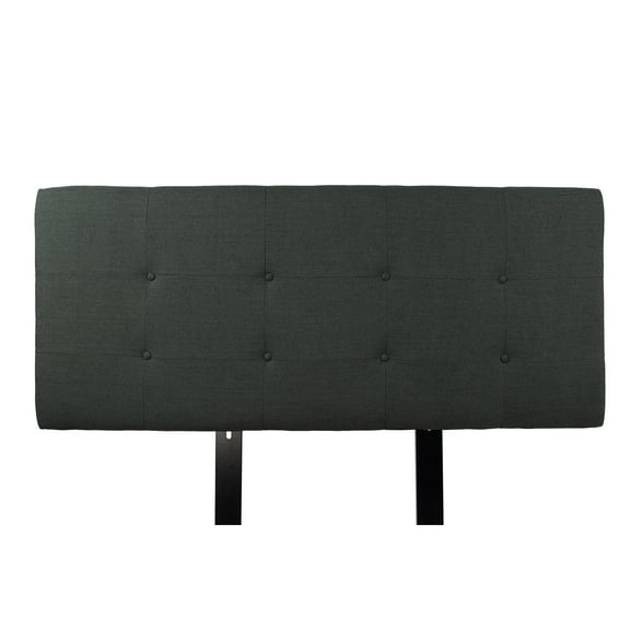 MJL Furniture Designs MJL Furniture Ali Button-tufted Allure Charcoal Upholstered Headboard California King