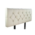 thumbnail image 1 of MJL Furniture Designs MJL Furniture Jackie Beige Diamond Tufted Upholstered Headboard Queen, 1 of 5