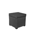 thumbnail image 1 of MJL Furniture Designs Tami Designer Square Storage Ottoman Grey Storage Transitional, 1 of 5
