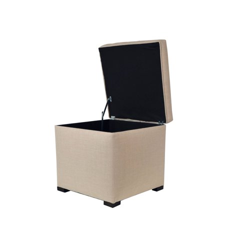 MJL Furniture Designs Tami Sachi Square Storage Ottoman Brown