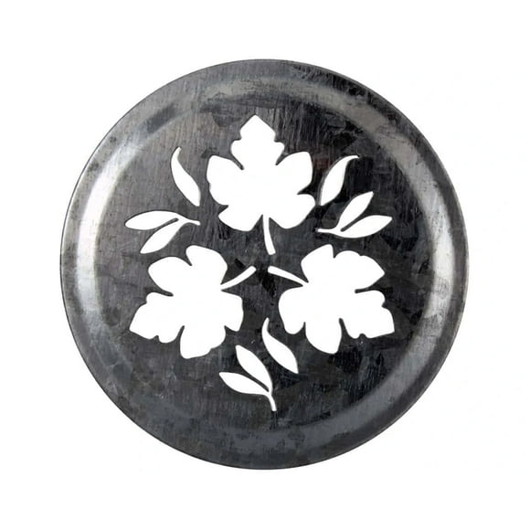 MJL Galvanized Metal Lid Floral Insert for Regular Mouth Mason Jars