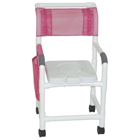 MJM International 118-3TW-SSDD Shower Chair with Dual Usage Soft Seat