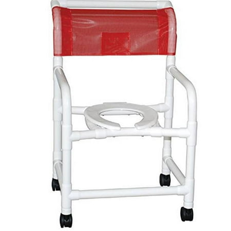 MJM International 122-3TW-AF Wide Shower Chair 22 in.