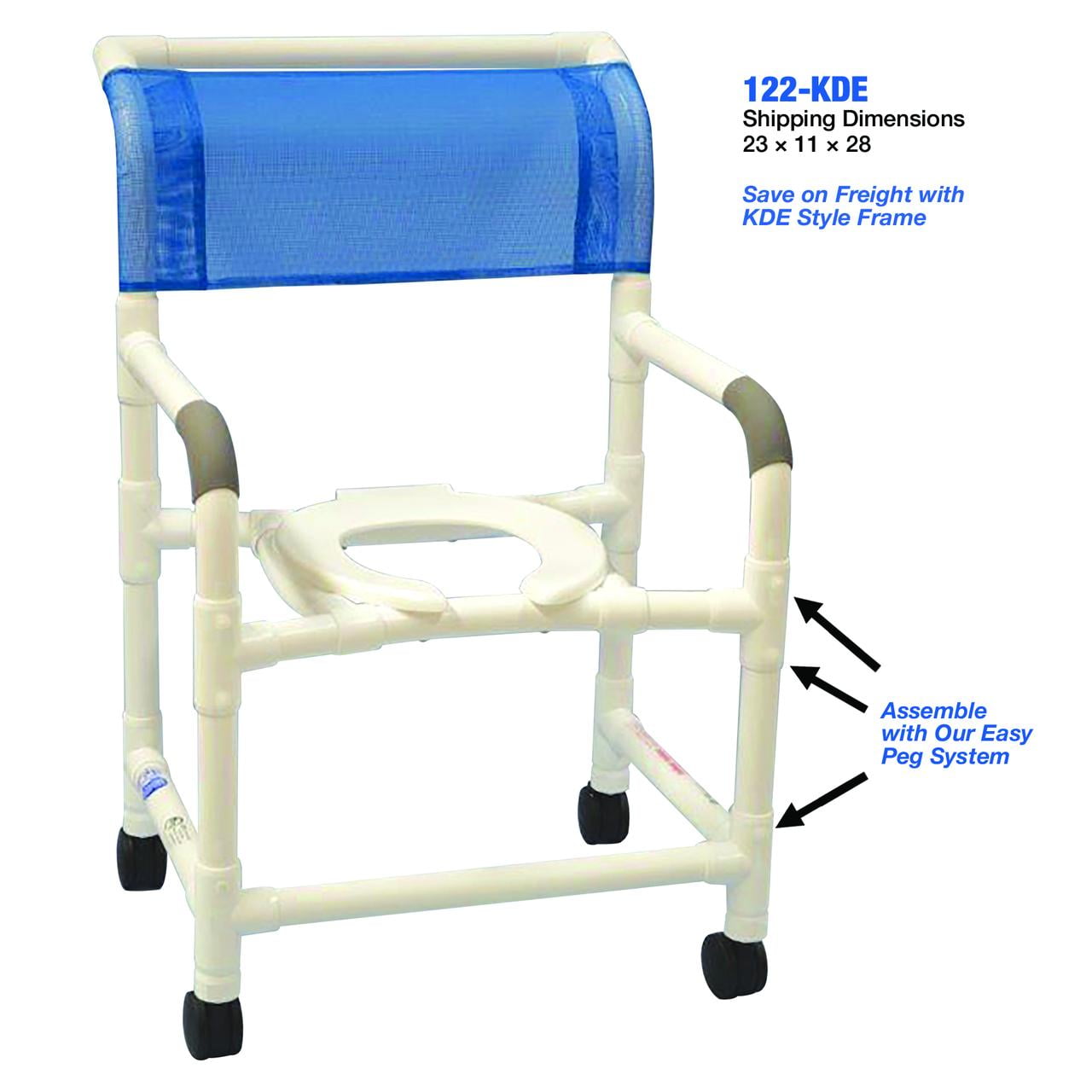 MJM International 1223TWKDE Economy Knockdown Wide Deluxe Shower