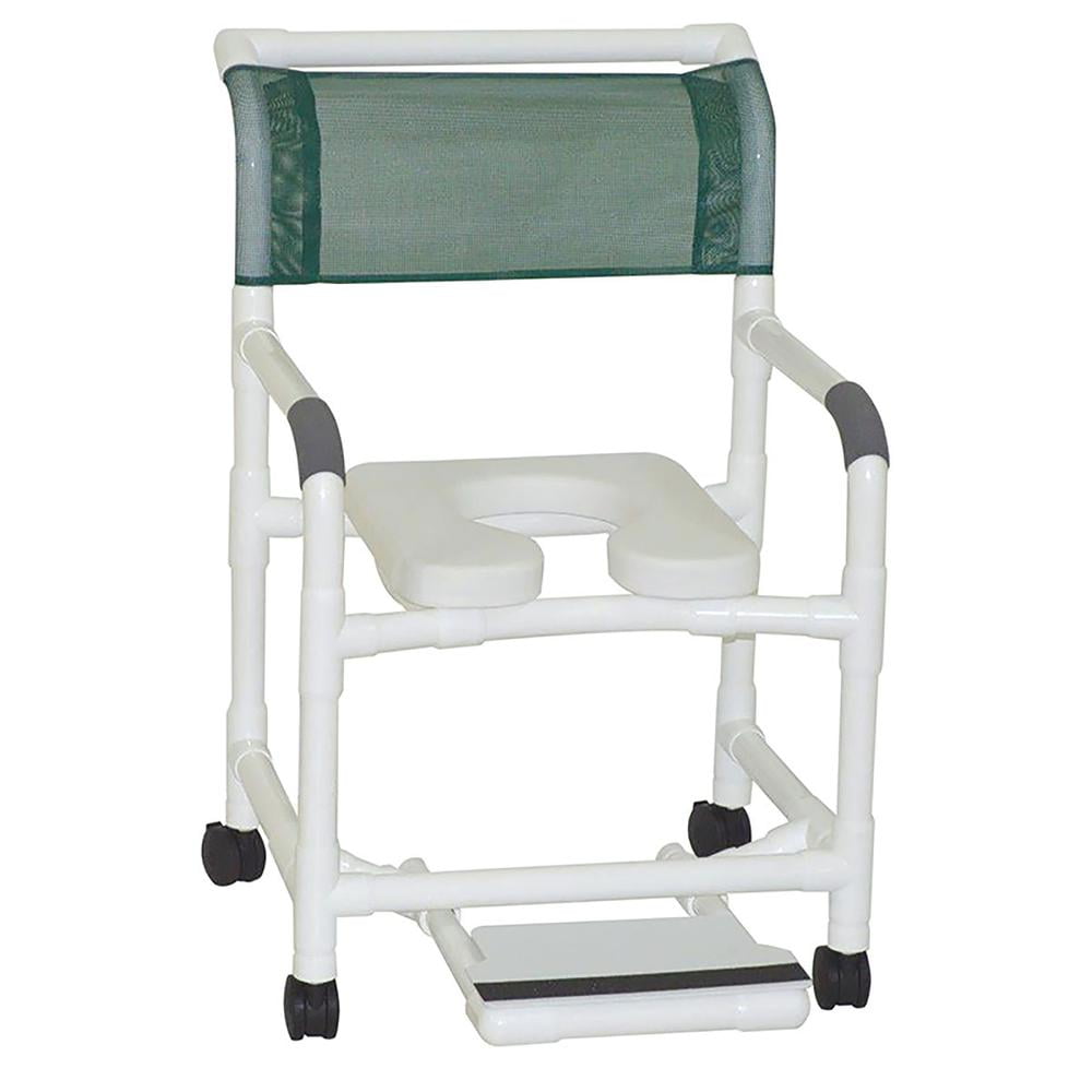 MJM International 1223TWSSDESF Wide Deluxe Shower Chair with Soft